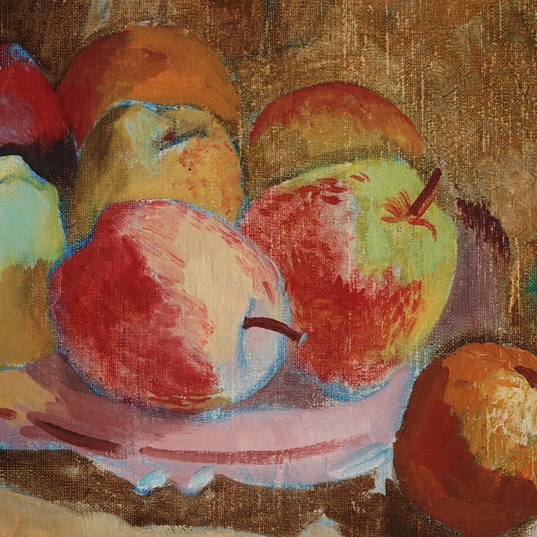 Isaac Grünewald, Still life with apples.