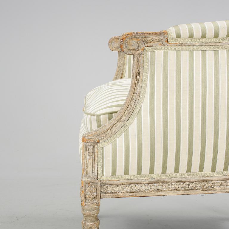 BERGERE, Louis XVI-stil 1800-tal.