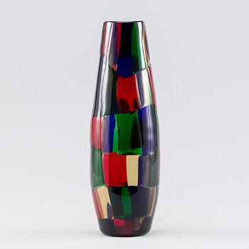 A Pezzato Venini Fulvio Bianconi glass vase. Not signed.