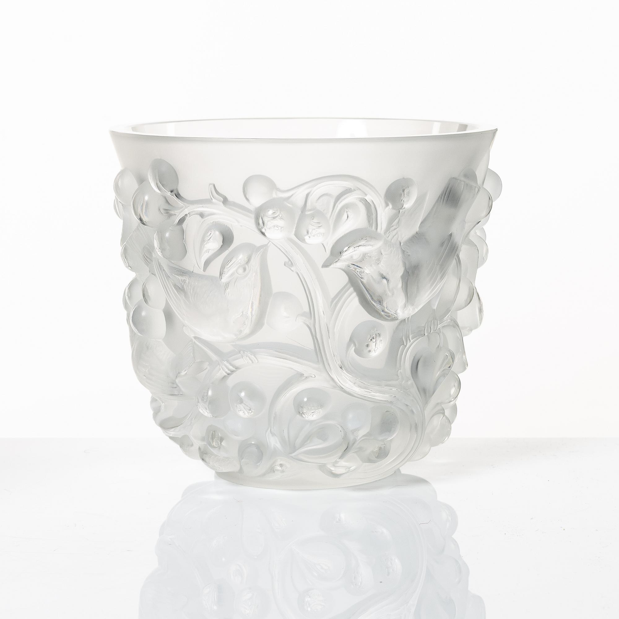 René Lalique, vas, glas, "Avallon", Frankrike, efter 1945.