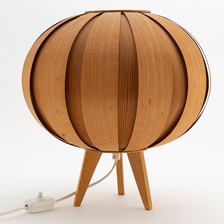 A 'Spånlight' table lamp, Panduro, second half of the 20th century.