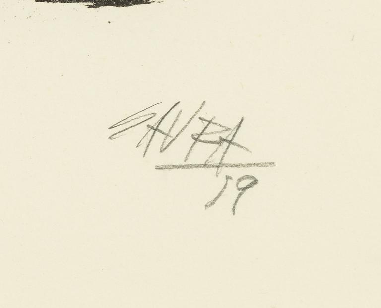 Antonio Saura, Utan titel.