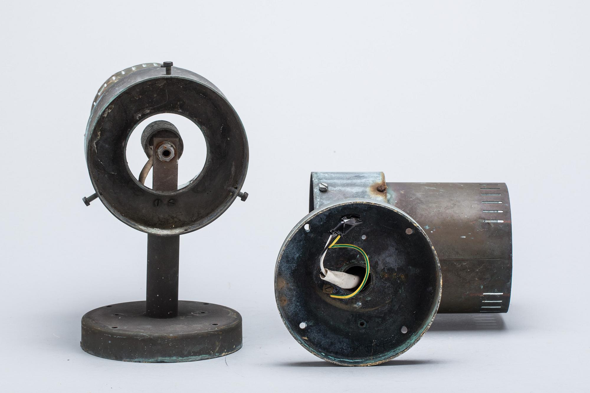 YTTERBELYSNING, ett par, Atelje Lyktan. 1900-talets senare del.