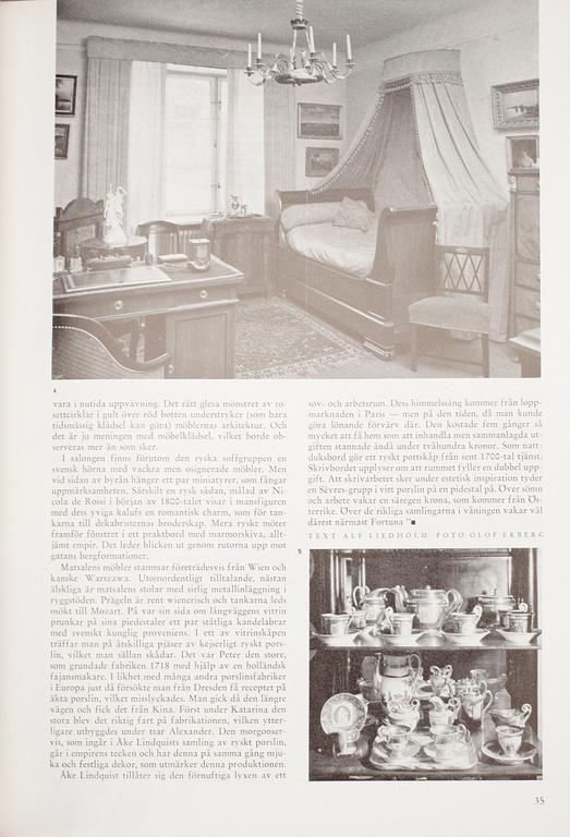 BOKVERK, 51 band, "Svenska hem i ord och bilder", red av Abin Roosval samt Stig H:son Björkman. 1913-1964.