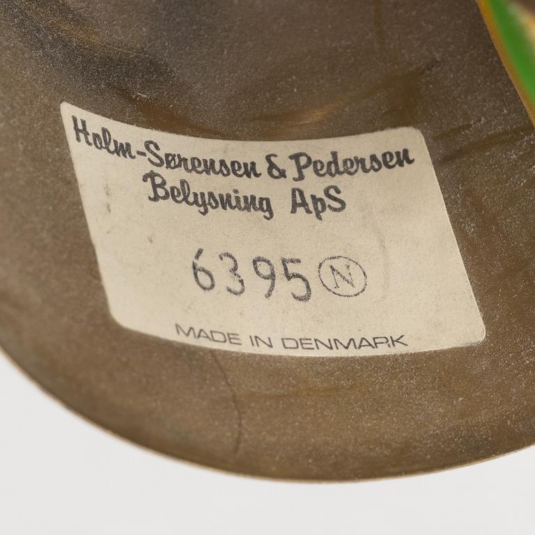 Taklampor, 2 st, Sven Aage, Holm-Sorensen & Co, Danmark, 1900-talets andra hälft.