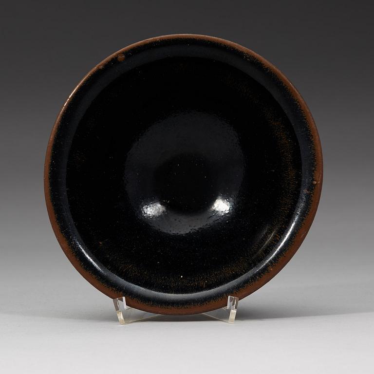 A Temmoku bowl, Song dynasty (906-1279).