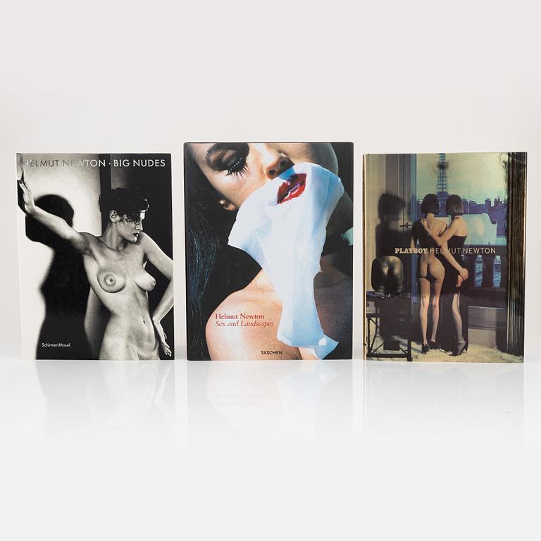 Helmut Newton, photo books, 3 pcs, Schirmer/Mosel and Taschen.