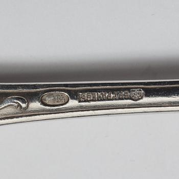 A Russian 125 piece table-service, makers mark of Grachev, S:t Petersburg 1899-1908. Imperial Warrant.