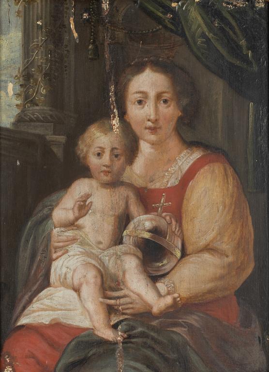 Flamländsk skola, 1700-tal, Madonnan med barnet.