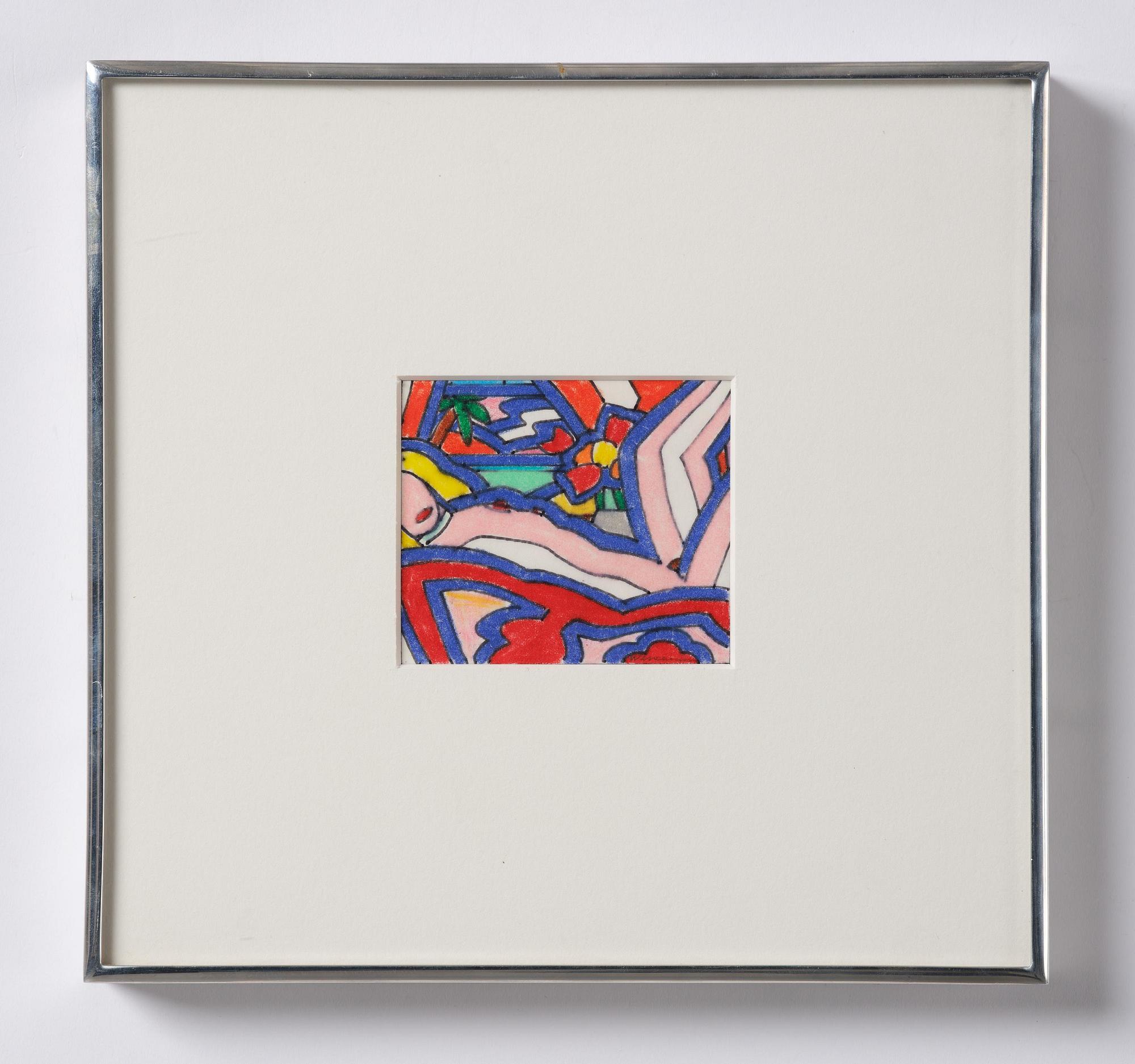 Tom Wesselmann, "Study for Sunset Nude (Variation #5)".