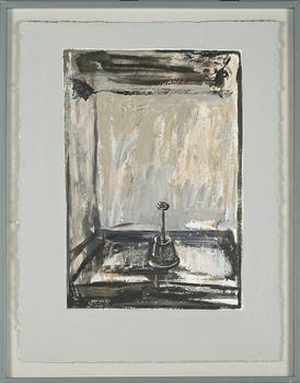 Arvid Pettersen · ARVID PETTERSEN, blandteknik, osignerad.
