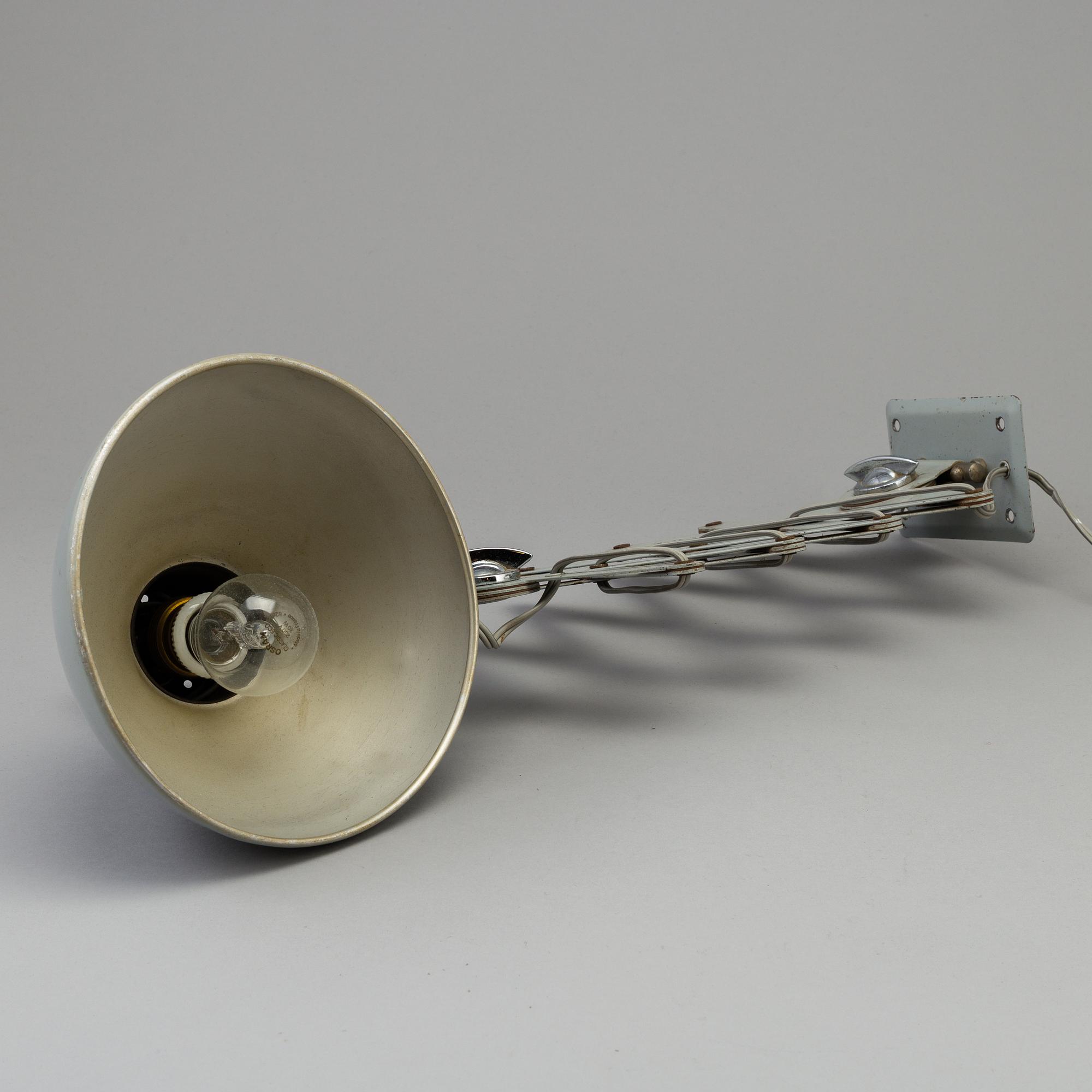 INDUSTRILAMPA/SAXLAMPA, 1900-talets mitt.