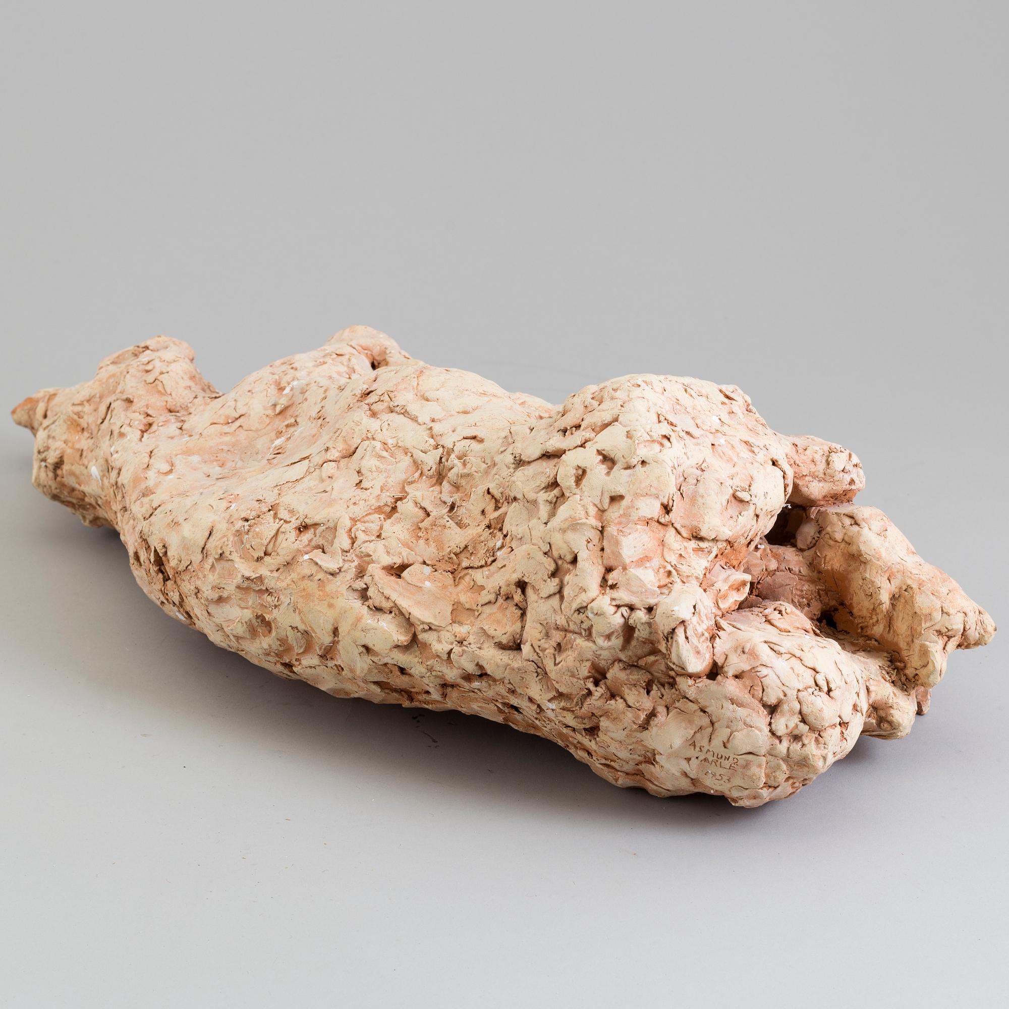 ASMUND ARLE, Sculpture, terracotta, signed A. Arle.