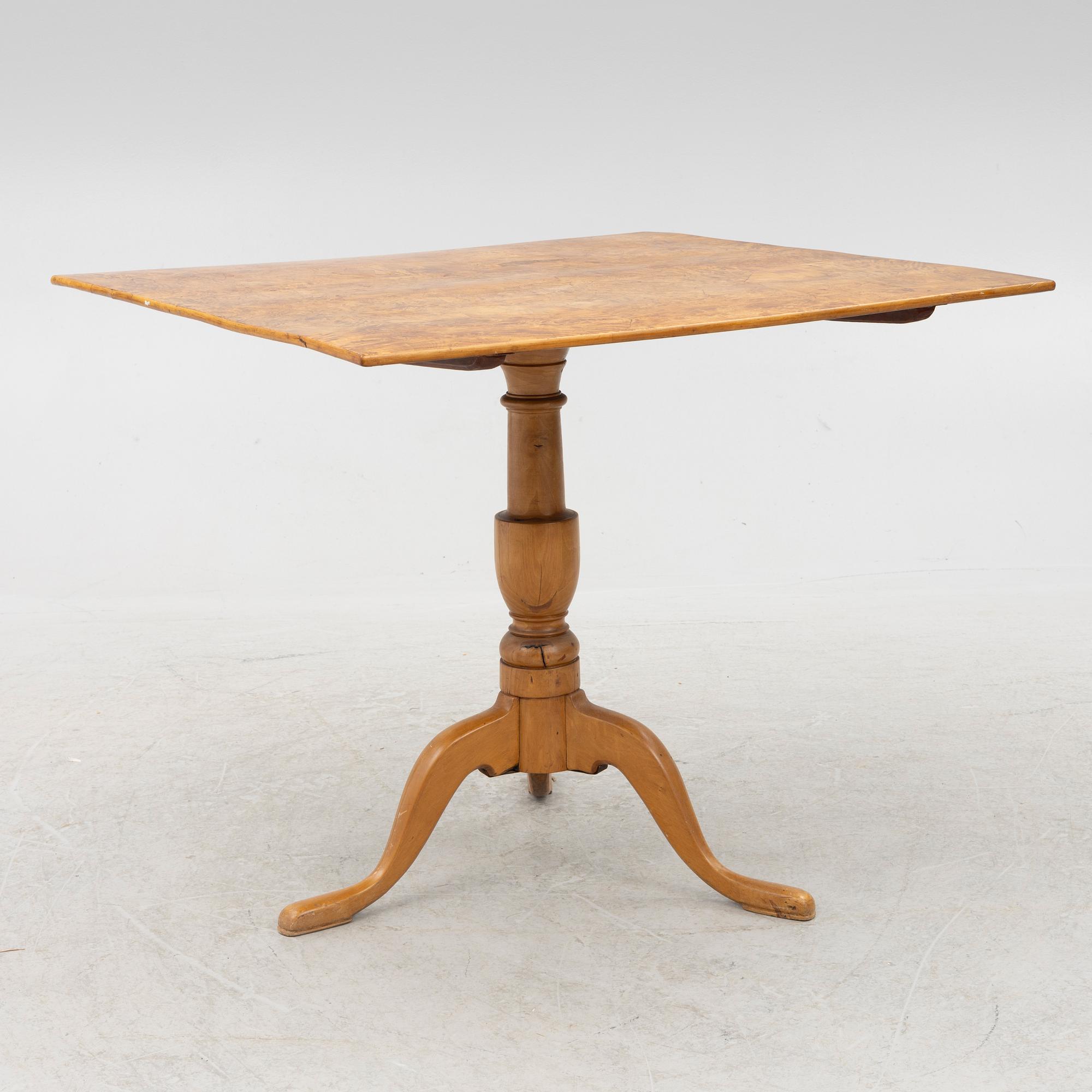 A Swedish 19th Century Folding Table.