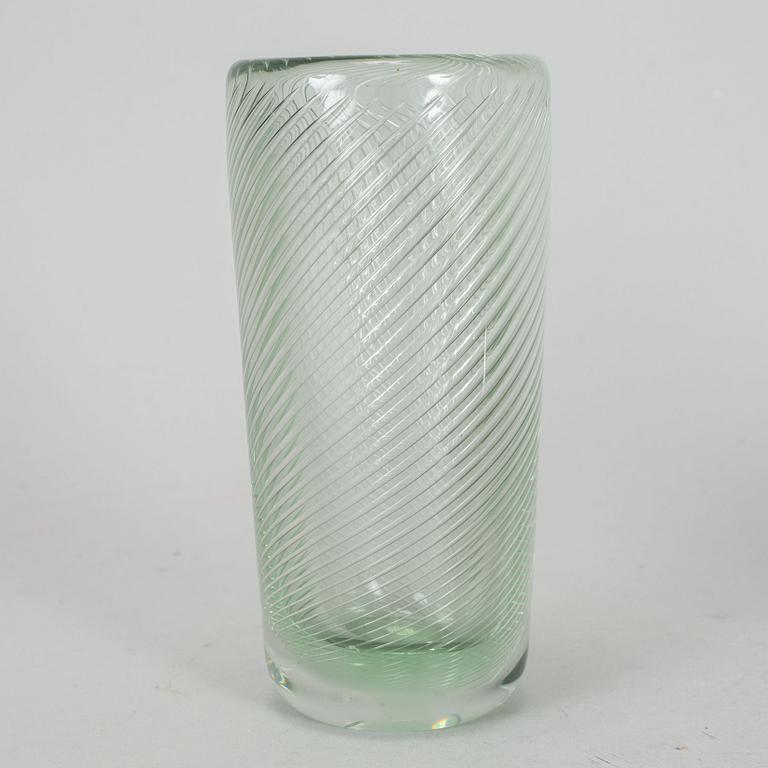 KAJ FRANCK, a "Vire"glass vase, Nuutajärvi Notsjö, Finland 1950/60's.