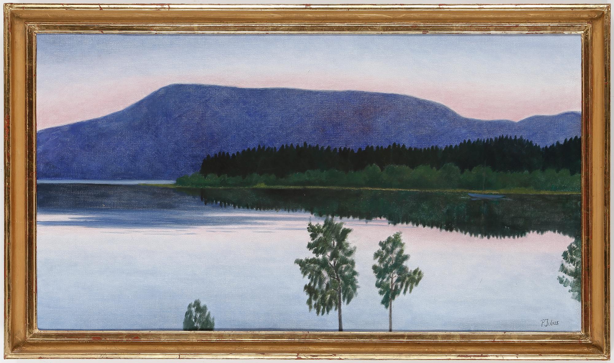 PER JULIUS, olja på duk, signerad.