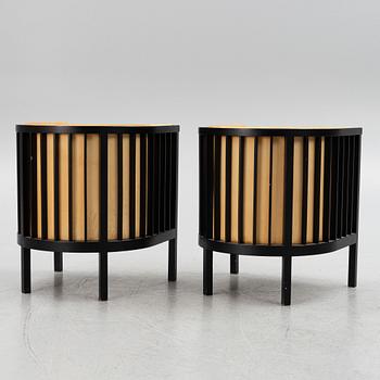 Åke Axelsson, a pair of armchairs, "Neptunus", Galleri Stolen, late 20th century.