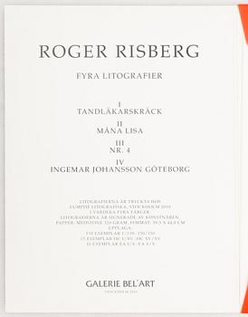 Roger Risberg, "Four lithographs", portfolio.