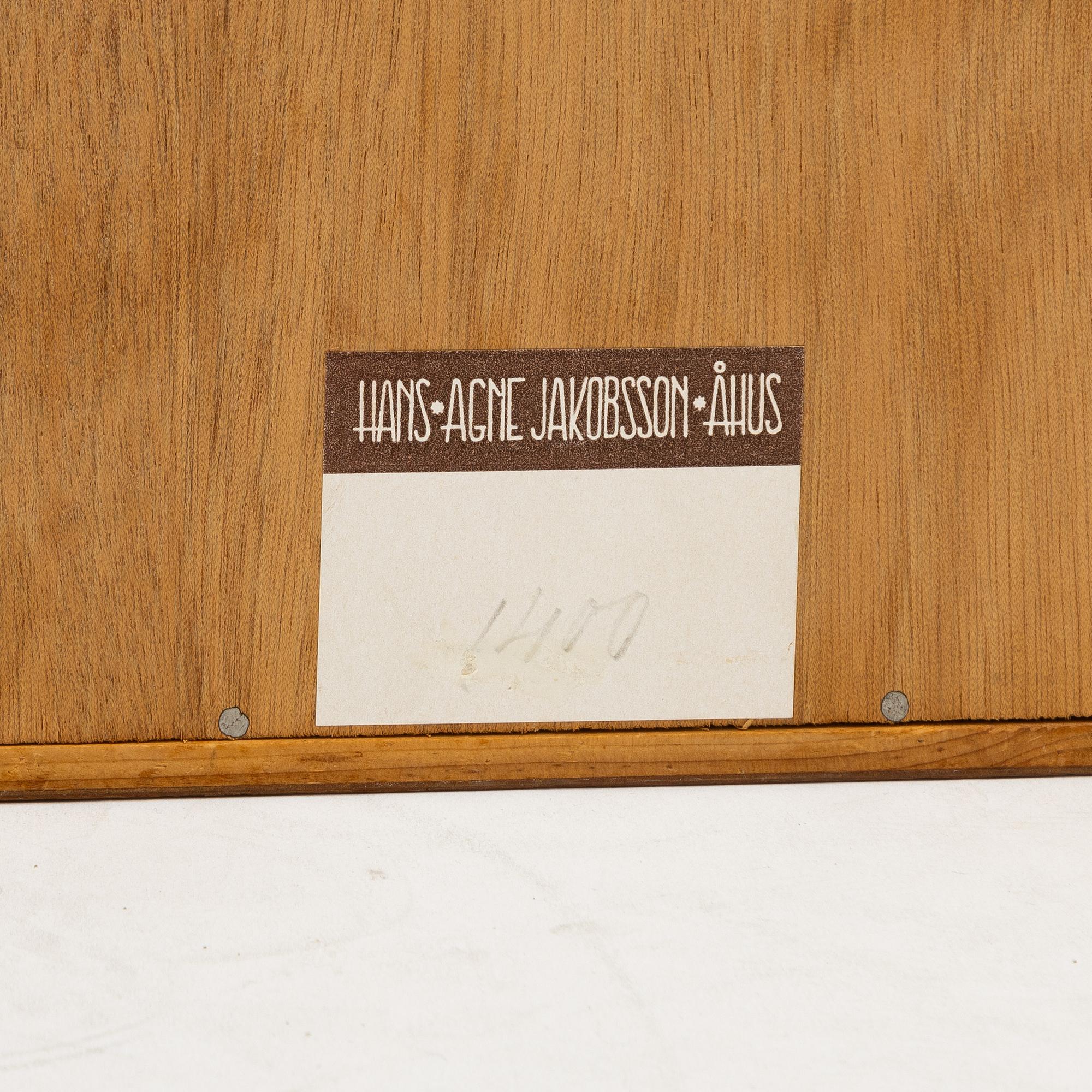 Hans-Agne Jakobsson, Hallway furniture with mirror, Åhus, second half of the 20th century.