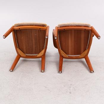 Niels Koefoed, a set of six chairs, Denmark, second half of the 20th Century.