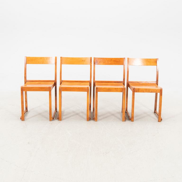 Sven Markelius, stolar 4 st "Orkesterstolen" 1900-talets mitt.