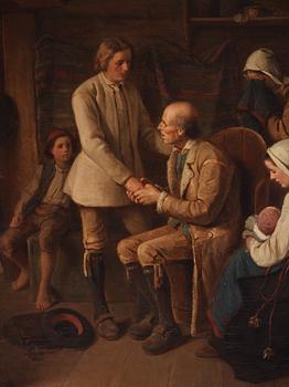 Sven Victor Helander, The farewell.