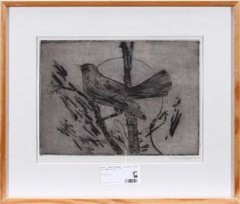 Hans Wigert · HANS WIGERT, etsning. Sign och numr 20/20.