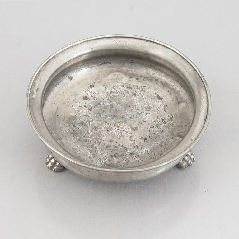 Estrid Ericson & Anna Petrus, a pewter bowl for Svenskt Tenn, model no A470, Stockholm 1929.