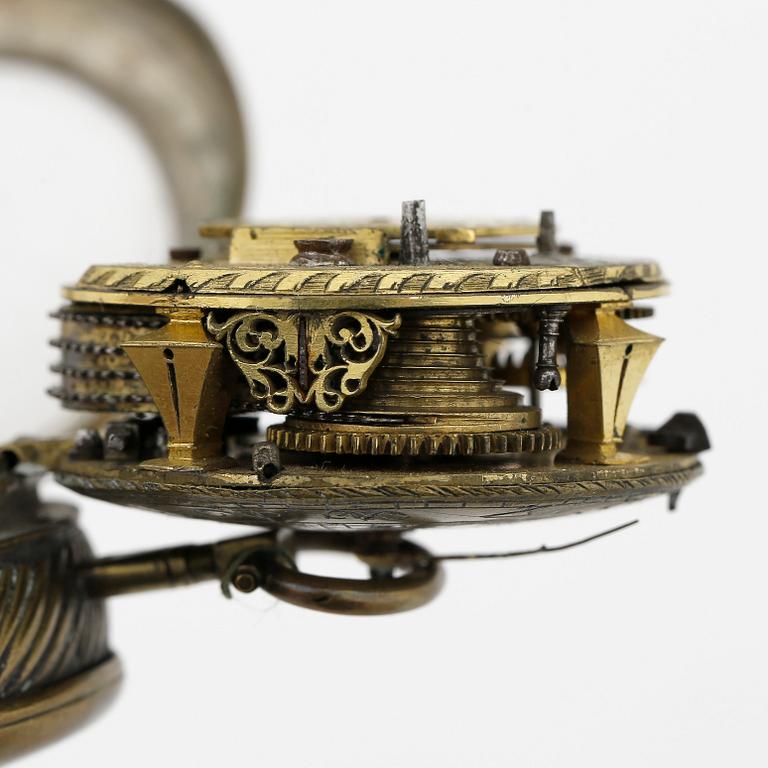 HERRFICKUR, 3 st, silver resp mässing, samtliga London, 1700-1800-tal. Silveruren tot ca 305 gram.