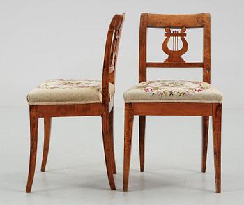 STOLAR, ett par. Karl Johan, 1800-talets mitt.