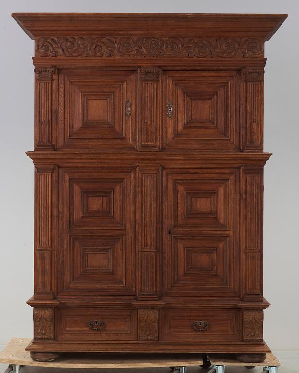 SKÅP, renässansstil, sent 1800-tal.