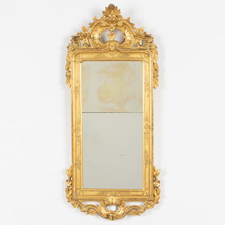 Spegel, av Nils Henrik Hamberg (mästare 1767-76), Rokoko.