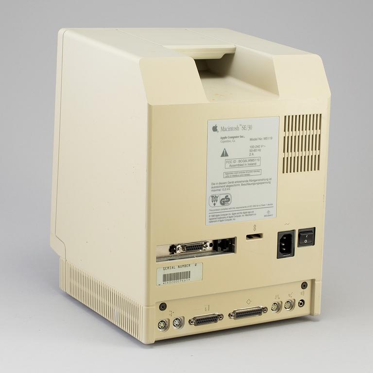 DATOR, Macintosh SE/30, Apple Computer INc. USA. 1980-tal.