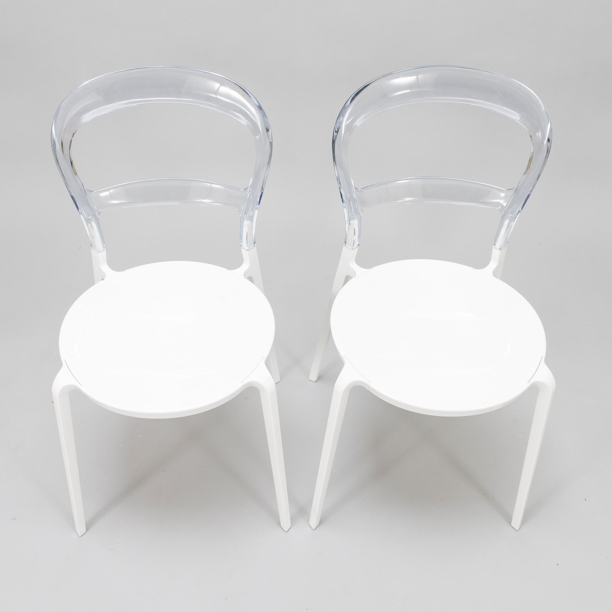 RUOKAPÖYTÄ JA 6 TUOLIA, Calligaris, Italien, 2000-tal.