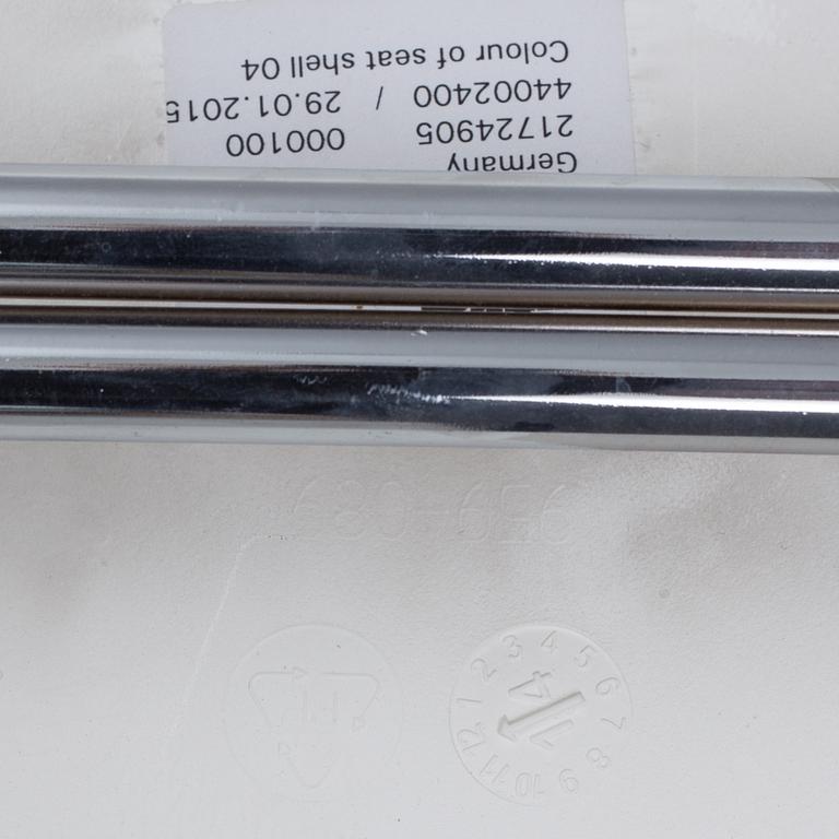 Charles & Ray Eames, stolar, 6 st, "RE Plastic Chair - DSX". Vitra.