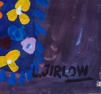 LENNART JIRLOW, gouache, signerad.