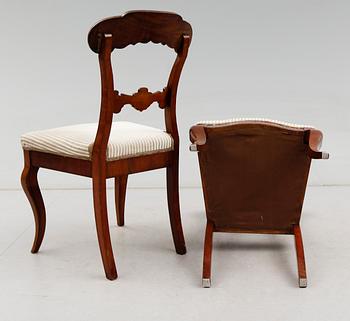 STOLAR, 4 st, senempire, 1800-talets mitt.