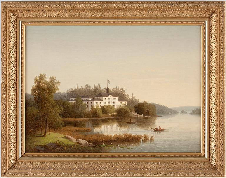 CARL ABRAHAM ROTHSTÉN, olja på duk, signerad och daterad CA Rothstén 1871.