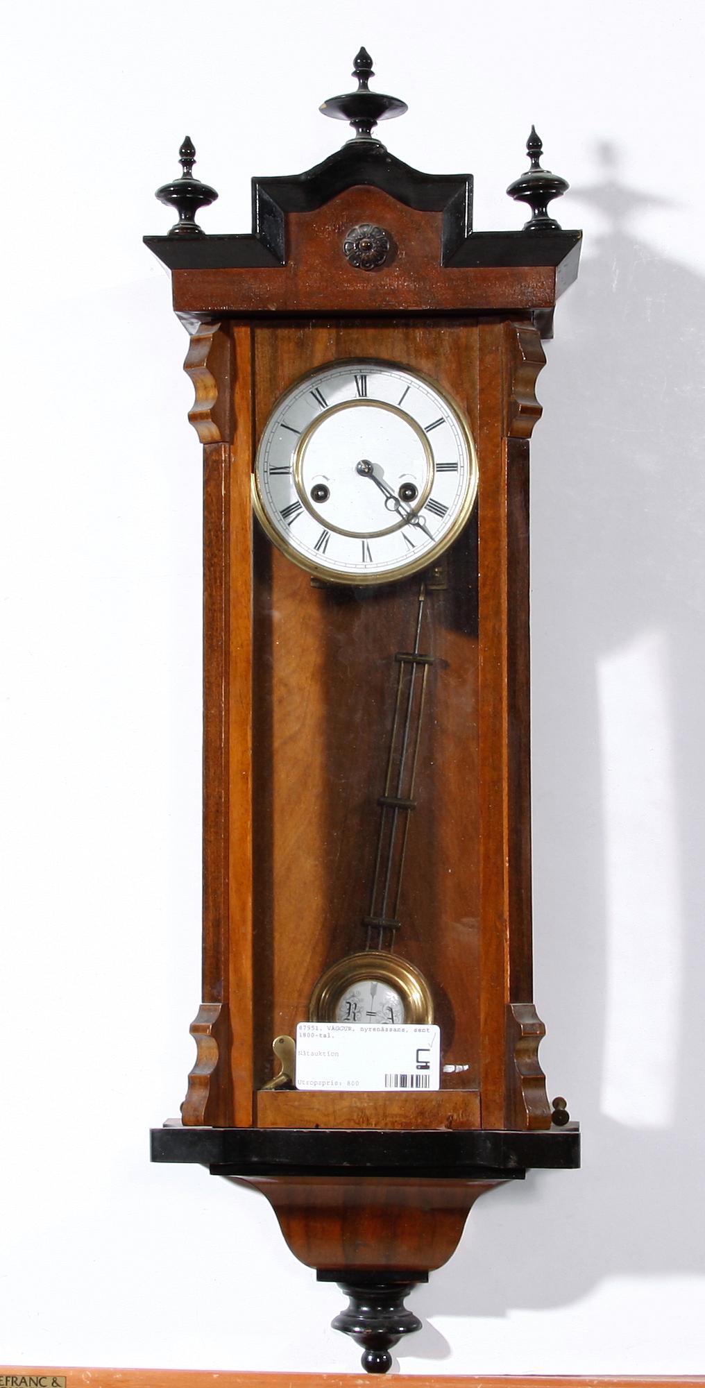 VÄGGUR, nyrenässans, sent 1800-tal.