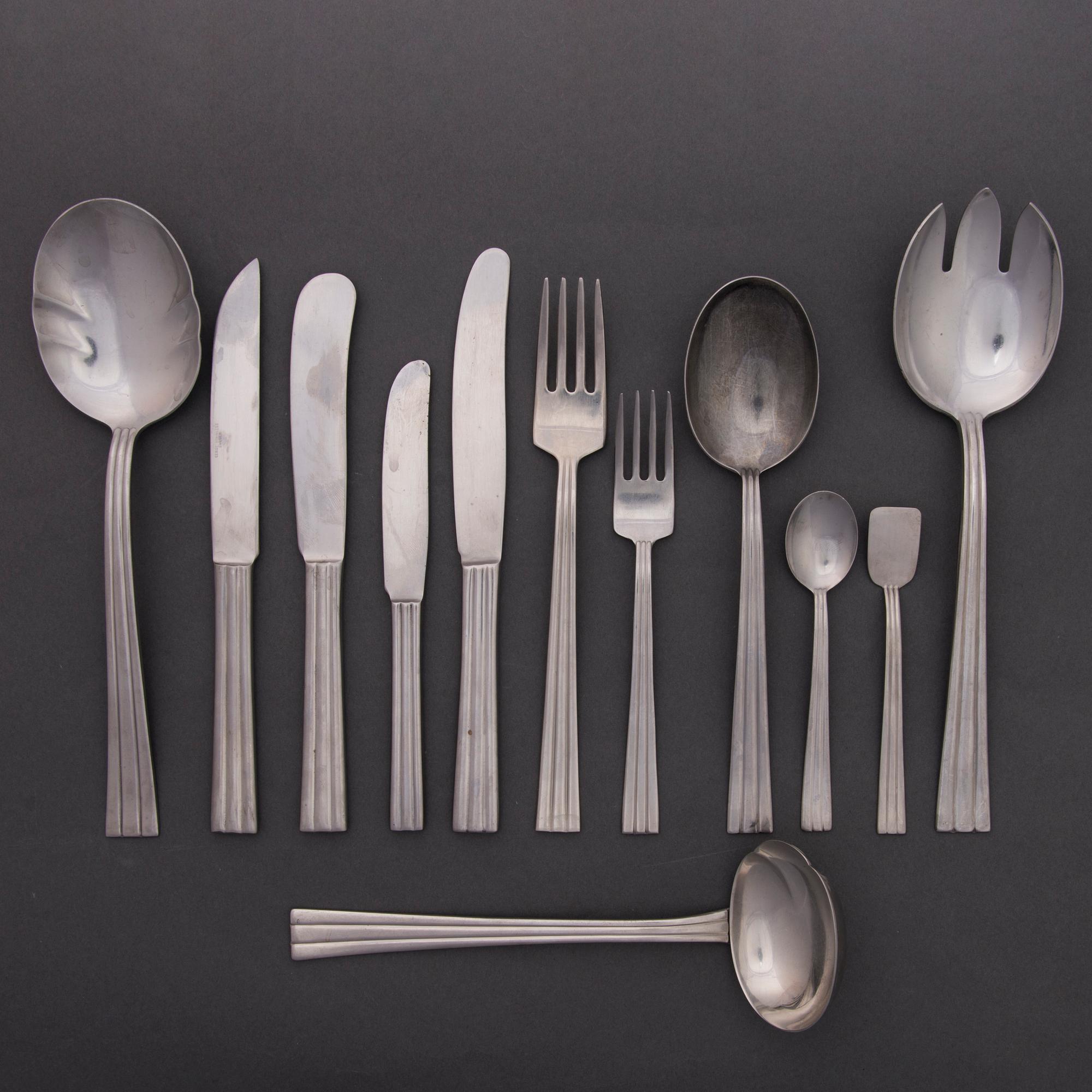 FOLKE ARSTRÖM, bestick, 64 delar, "Thebe", Gense.