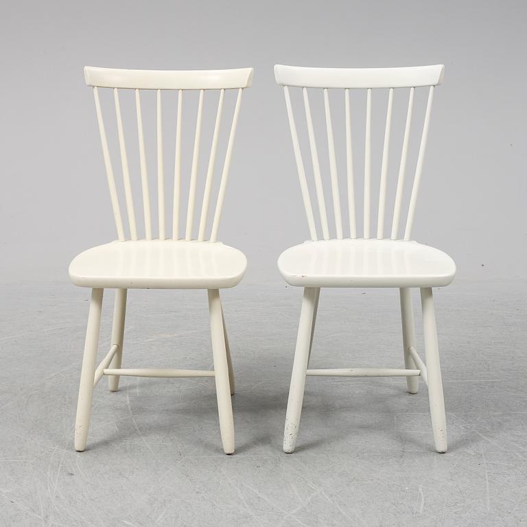 CARL MALMSTEN, stolar, 6 st, "Lilla Åland", 1960-tal.