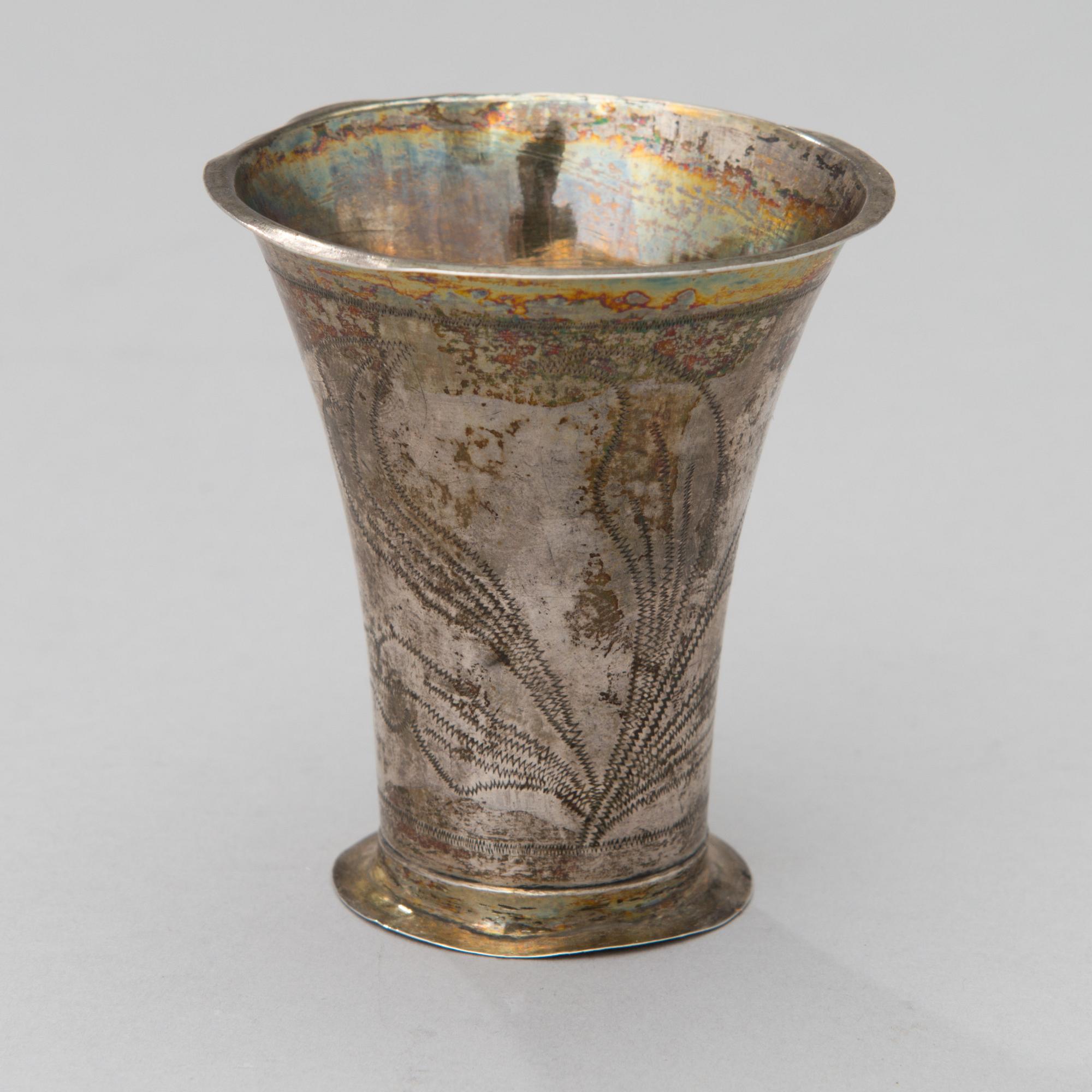 BEAKER, silver, Carl Gustaf Brummer, Åbo 1797, 33 g.