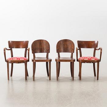 KARMSTOLAR ett par samt STOLAR ett par 1930/40-tal.