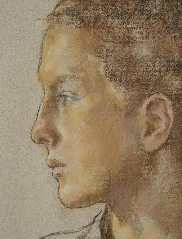 Lotte Laserstein, Ung kvinna i profil.