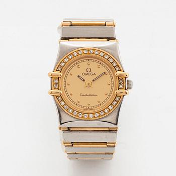 Omega, Constellation, "Manhattan", wristwatch, 18 mm.