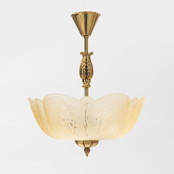 A Swedish Modern ceiling light, 1940s.