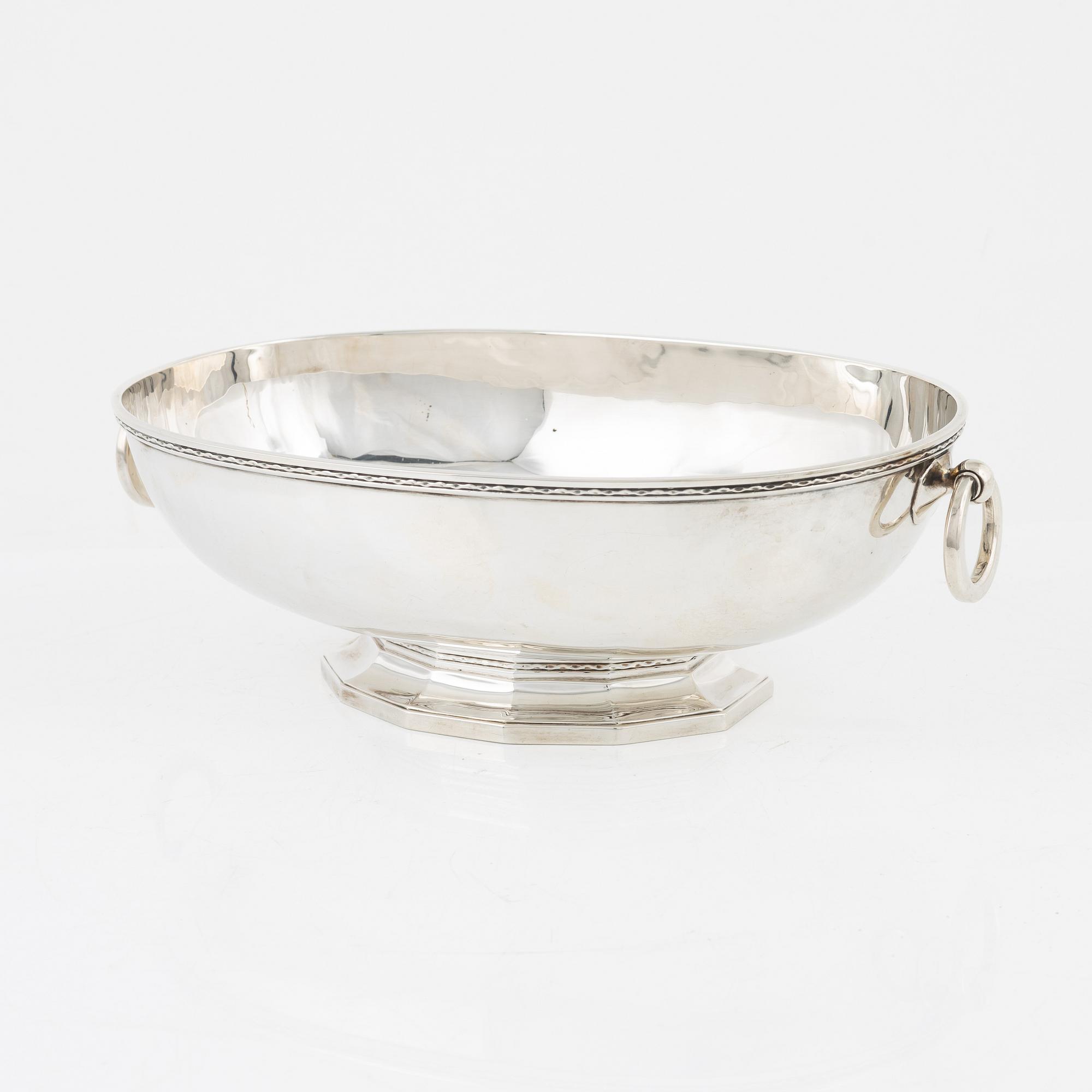CF Carlman, skål, sterlingsilver, Stockholm, 1949.