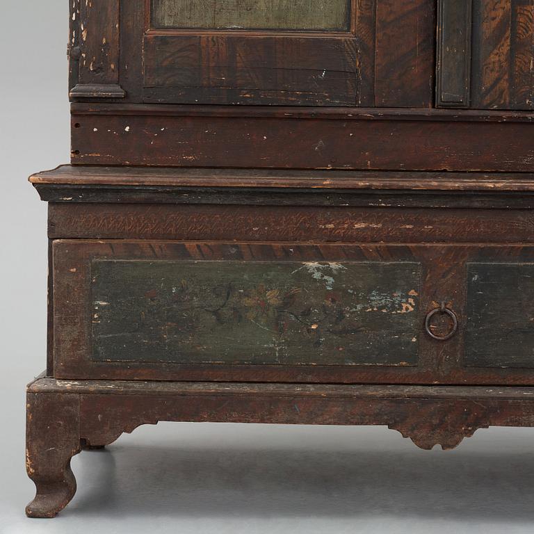 A Swedish cupboard from Värmland, late 18th century.