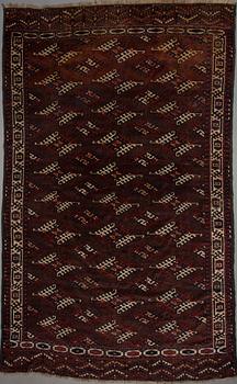 MATTA, Yomud, antik, Turkmenistan. Ca 306x191 cm.