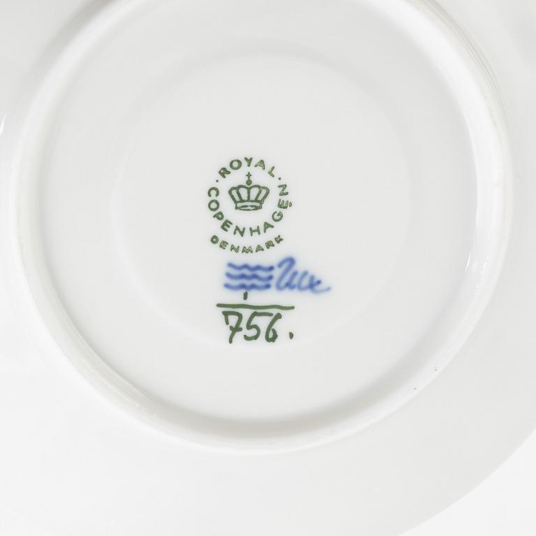 A 76-piece 'Musselmalet' porcelaind service, Royal Copenhagen, Denmark.